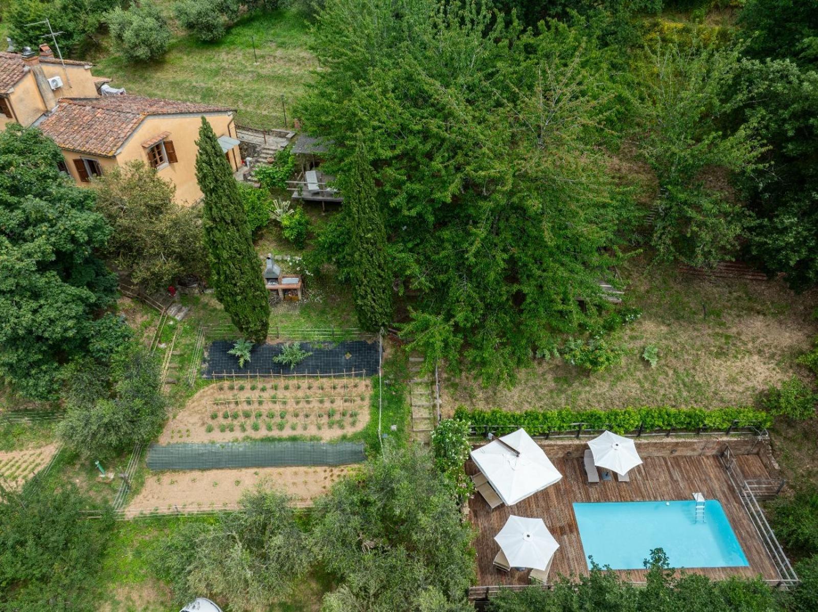 Вилла La Casa Sui Colli Uzzano Экстерьер фото