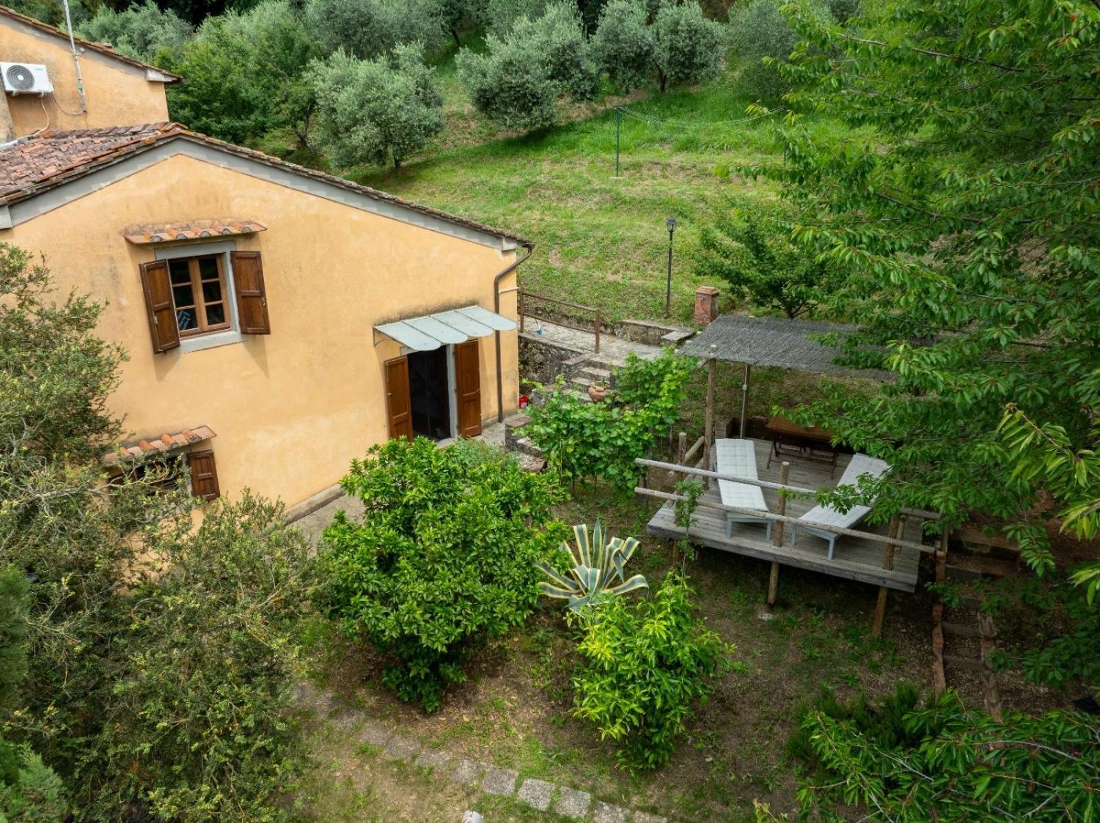 Вилла La Casa Sui Colli Uzzano Экстерьер фото